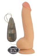 Max Vibrating Cock & Balls Svetlý tón pleti