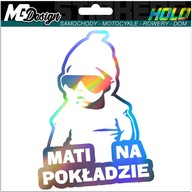 Nálepka na okno MATI ON BOARD HOLOGRAM