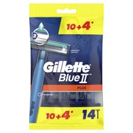 GILLETTE BLUE II PLUS JEDEN KRÁT. STROJE 14 KS