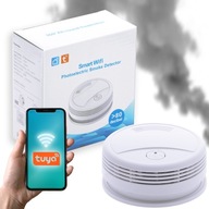 Bezdrôtový inteligentný detektor dymu WiFi Alarm Tuya SmartLife