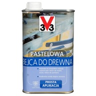 V33 Pastelové moridlo na drevo biela matná 0,5L