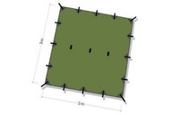 Plachta 3x3 DD Hammocks Forest Green