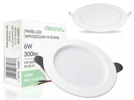 Halogénové bodové LED SLIM 6W stropné svietidlo