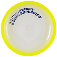 Frisbee lietajúci tanier AEROBIE Superdisc žltý
