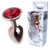 Análny kolík Boss Series Plug-Jewellery Red Gold