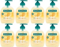 PALMOLIVE Mlieko a med tekuté mydlo 300ml x8