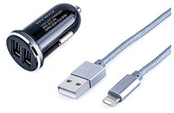 12/24V 2.1A MYWAY USB NABÍJAČKA DO AUTOMOBILKU + KÁBL