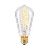 Retro LED žiarovka E27 4W 2200K ST64 Spiral Italux