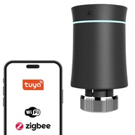 ID3 Smart termostatická žhaviaca hlava čierna GTZ05 ZigBee WiFi TUYA