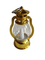 Lesná mini lampa v zlatom dóze