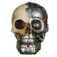 POSTAVA LEBEKY Steam Punk dekorácia CYBORG SKULL