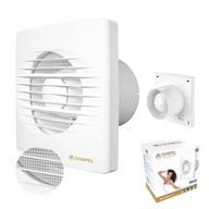 Domáci kúpeľňový ventilátor 120 fi poľský nástenný stropný produkt