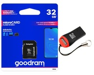 GOODRAM MEMORY CARD 32GB microSD adaptér + čítačka