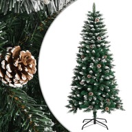 Umelý vianočný stromček so stojanom, zelený, 120 cm, PV