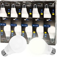 10x LED ECO E27 ŽIAROVKA 10W=75W BIELA ​​NEUTRÁLNA GULIČKA SADA NEBLIKÁ