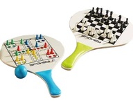 SET PLÁŽOVÝ BADMINTON HRY ČÍNSKA ŠACHOVÁ TAŠKA