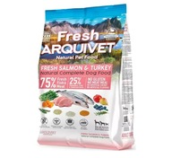 ARQUIVET FRESH Polomäkké krmivo 75% Mäso Losos Morčacie bez kurčaťa 2,5 kg