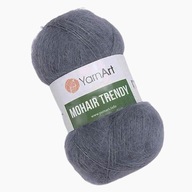 YarnArt Mohair Trendy 114 sivá