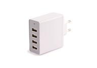 RÝCHLA SIEŤOVÁ NABÍJAČKA TELEFÓNU USB 40W 4 PORTY