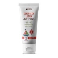 Drevená lyžica mlieko na opaľovanie SPF 50 100 ml