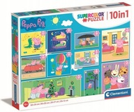 SADA PUZZLE 10v1 PEPPA PRASIATKO PRE DETI