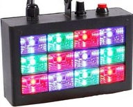 COLORFONE VÝKONNÝ 12 LED STROBESKOP EFEKTÍVNE DISCO SVETLO