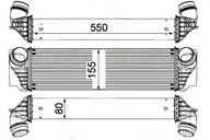 BEHR HELLA INTERCOOLER BMW 5 535 I XDRIVE (F10. F1