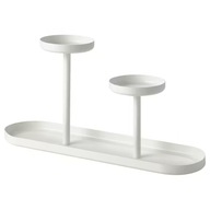 IKEA CHILISTRAN STOJAN NA KVETINÁČ, BIELY, 24 CM