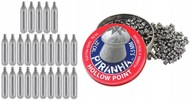 Crosman Piranha Hollow Point 5,5 mm + CO2 pelety 25 ks