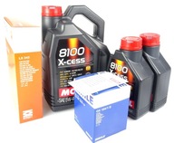 MOTUL 8100 X-CESS 5W40 7L FILTRE KNECHT E46 M52 54