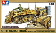 1/48 Kettenkraftrad w/Cart&Goliath Tamiya 32502