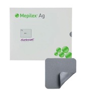 Mepilex Ag 12,5x12,5cm molitan so striebrom 1 ks.