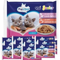 PreVital Junior Mix mokré krmivo pre mačky 100 g x 52