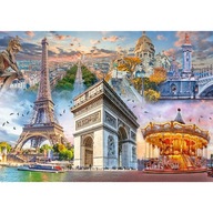 PUZZLE 2000 CITY OF PARÍŽ EIFFELOVÁ VEŽA 16+ TREFL