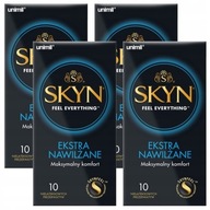 Unimil SKYN EXTRA MOISTURIZED kondómy 40 ks klasické, nelatexové