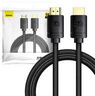 BASEUS HDMI 2.1 KÁBEL PRE TV 8K/60HZ 3D HDR 48Gbps 3M