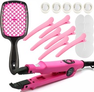 Heat Fusion zváračka Brush Clippers Keratín Návleky na prsty