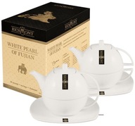 Richmont White Pearl of Fujian 50x4g - biely čaj s 2 kanvicami Duo