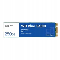 WD Blue WDS250G3B0B SSD disk (250 GB ; M.2)