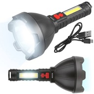 VÝKONNÁ LED 3W + COB 2W RUČNÉ SVETLO