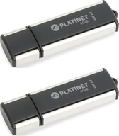 Pendrive Platinet X-DEPO 64 GB USB 3.0 čierny x2