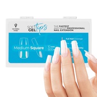 Victoria Vynn Soft Gel Tips Medium Square 500 ks.