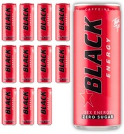 Black SEX ENERGY DRINK ZERO plechovka | 12 x 250 ml