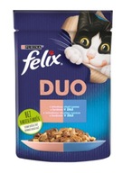 Felix DUO losos so sardinkou 10x85g