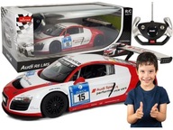 Auto R/C Audi R8 LMS Rastar 1:14 Bielo-červené