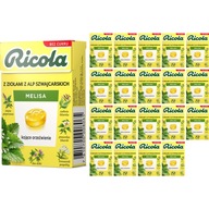 20x Ricola bylinkové cukríky medovka 27,5g