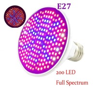 LED GROW BULB 200LED pre pestovanie rastlín E27 prom.