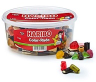 Haribo Color Rado Gummies 1000g Zmes 1kg Nemecko