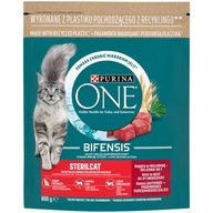 Purina ONE STERILCAT hovädzie pšeničné 800 g