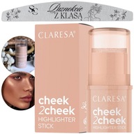 Claresa Highlighter Stick Cheek 2 Cheek 01 Pearl Shine + SEOL FILE